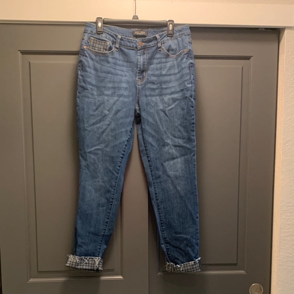 Judy Blue Blue Boyfriend Jeans